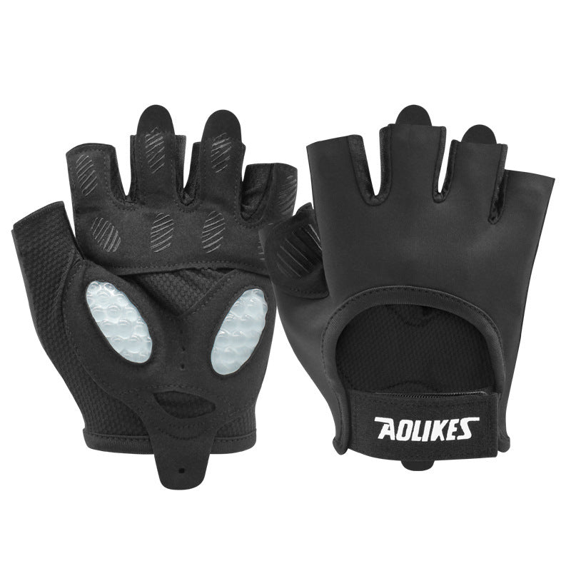 Gym Gloves Fingerless - Black - S - Factory Direct Shop