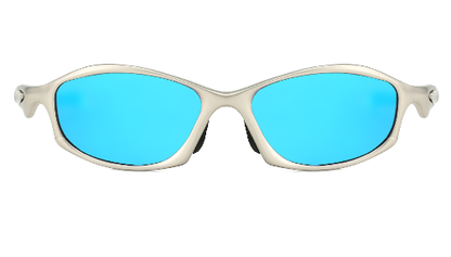Light Blue Lens Stylish Sports Sunglasses with UV Protection, for Outdoor Activities