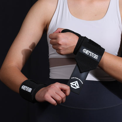 Wrist Straps 1 Pair  Black Heavy Duty