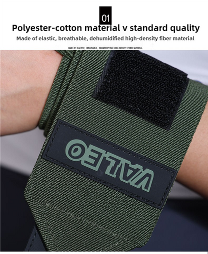 Wrist Straps 1 Pair  Black Heavy Duty