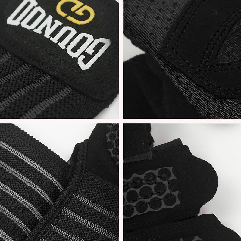 Gym Gloves - S - Black Anti - Slip Weightlifting - Factory Direct Shop