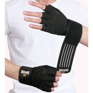 Gym Gloves - M - Black Breathable Anti - Slip Weightlifting - Factory Direct Shop