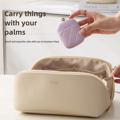 2 Pcs Purple Portable Nail Care Kit - Compact Manicure Set with Nail Clippers, Tweezers, and Nail File - Stylish Storage Case