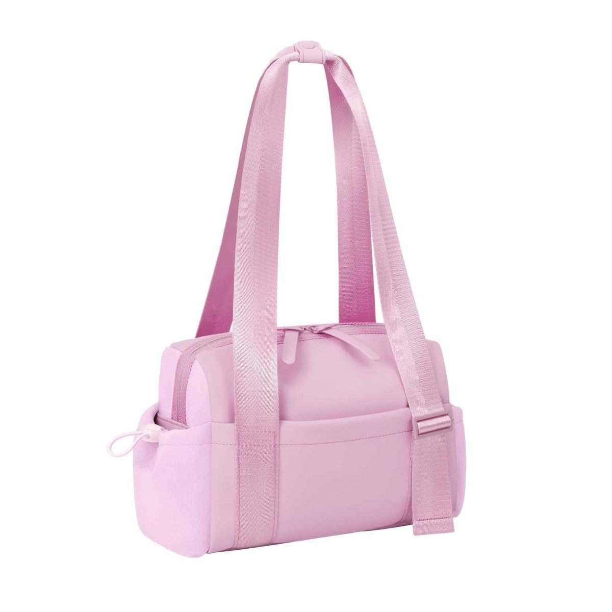 Stylish Pink Mini Gym Bag & Travel Tote - Compact Duffel with Wet Pocket, Luggage Sleeve & Multiple Compartments - Factory Direct Shop