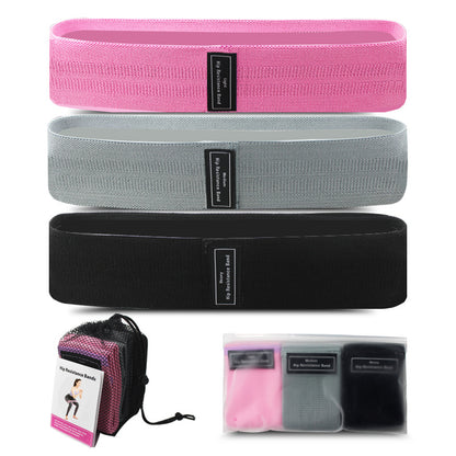 Pink-Grey-Black Fabric Resistance Bands Set - 3 Levels Non-Slip Hip Bands for Strength Training

Enhance your strength training with our Pink-Grey-Black Fabric Resistance Bands Set! Made with non-slip fabric, these bands provide 3 levels of resistance for a challenging workout. Strengthen and tone your muscles, improve balance and flexibility. Perfect for all fitness levels. Upgrade your workout routine now!