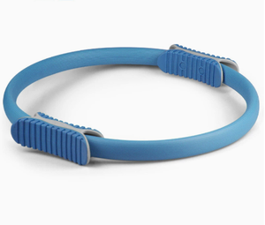 2 PCS Blue 38cm Pilates Ring Circle with Comfort Foam Handles for Core & Muscle Toning