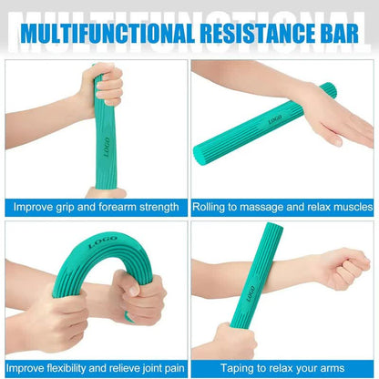 Multifunctional Resistance Bar 3-Piece Set （5LB、10LB、15LB）