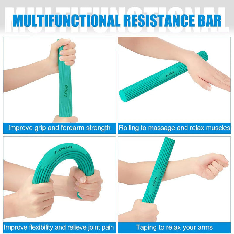 Multifunctional Resistance Bar Set 3-Piece Set 10LB、15LB、25LB）