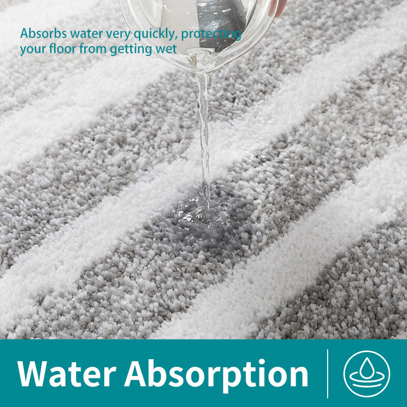 Bath Mat Blue Stripes-50x80cm