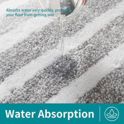 Bath Mat Blue Stripes-50x80cm