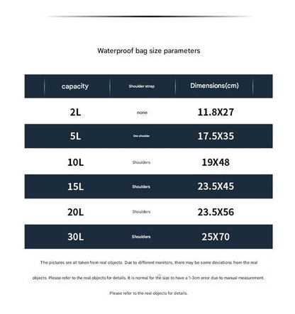Yellow 10L Waterproof Dry Bag - PVC Mesh Rafting & Swimming Backpack