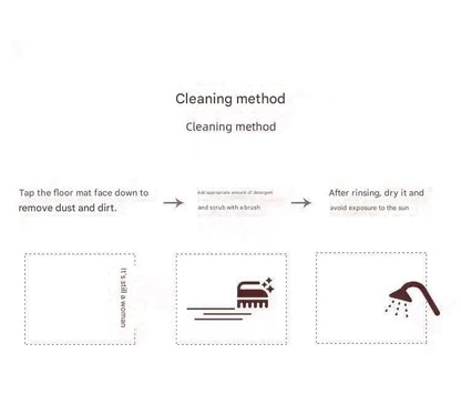 Plum in a bottle Diatomaceous Earth Bathroom Mat - Vintage Design, Fast-Dry Anti-Slip 45*70cm