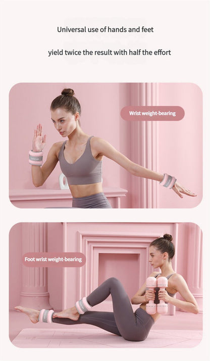 Adjustable Weighted Wrist and Ankle Wights Sandbag Set – 1kg Each Pink

Boost your fitness and training routine with this adjustable weighted leg and wrist sandbag set. Designed for both men and women, each sandbag weighs 1kg and is perfect for running, walking, dance training, or general fitness exercises. Made from durable materials with a soft, comfortable design, these sandbags offer both resistance and flexibility to help you build strength and endurance while enhancing your workouts.