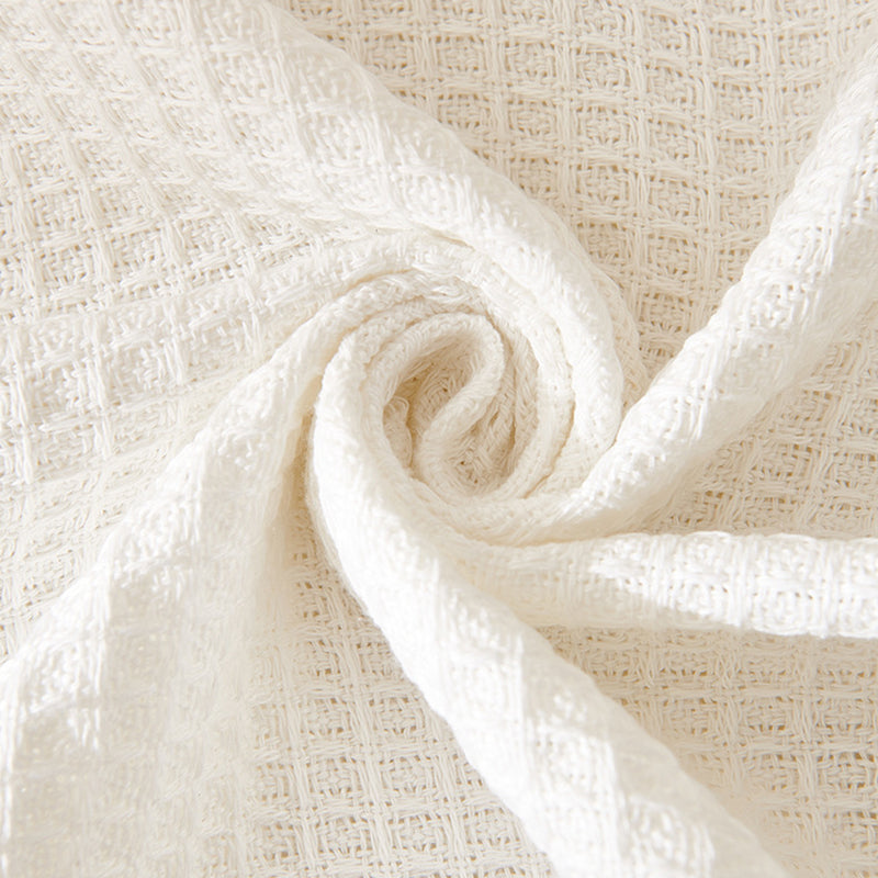 180*340CM White Premium Polyester Sofa Throw Blanket