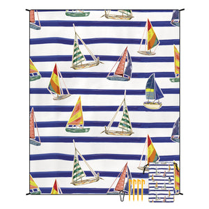 Style STD-001-24 Colorful Quick Dry Beach Mat Sand Proof Waterproof Outdoor Picnic Blanket - Compact & Lightweight