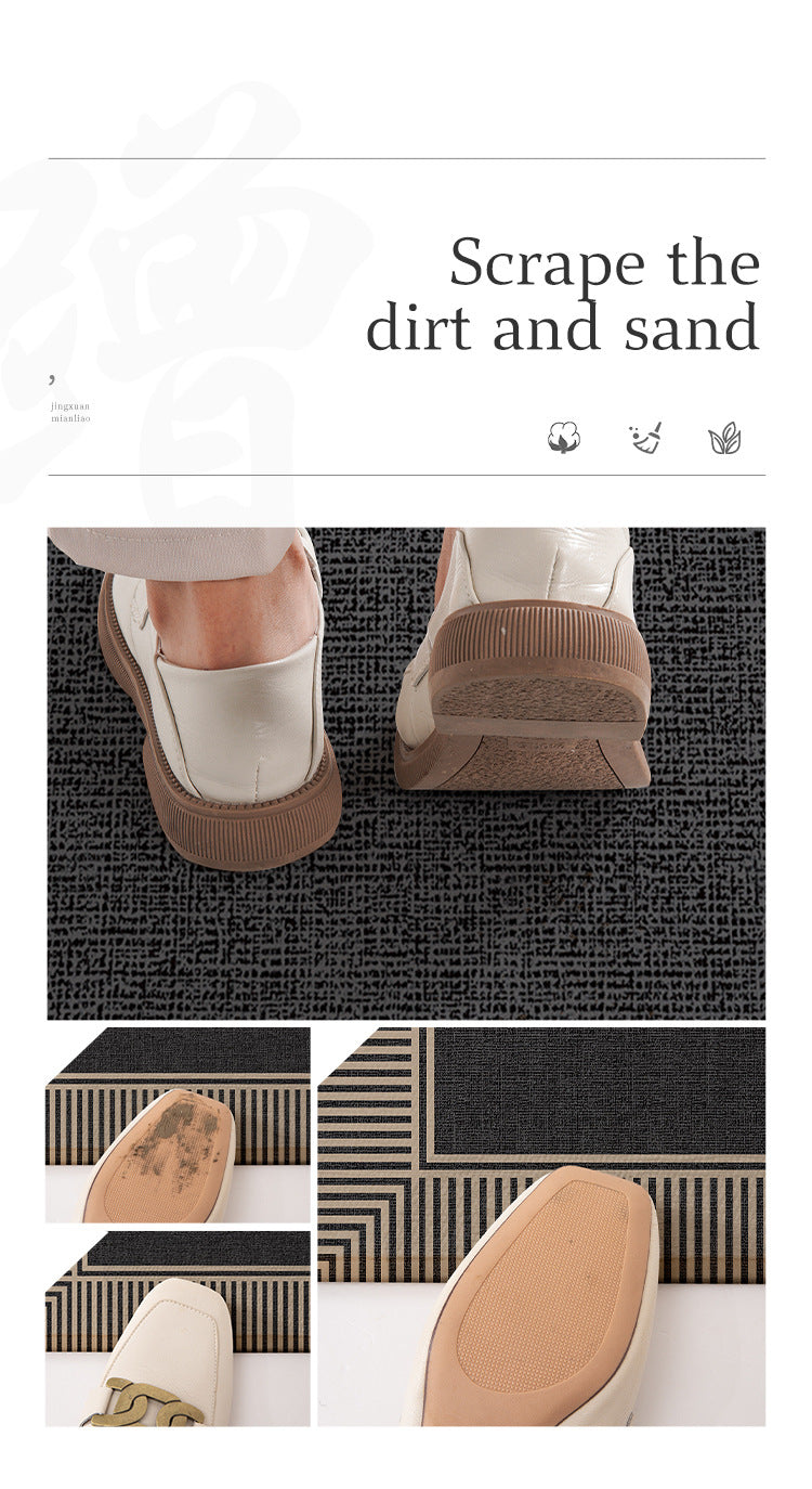 Front Door Mats 50x80cm Brown