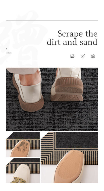 Front Door Mats 50x80cm Brown