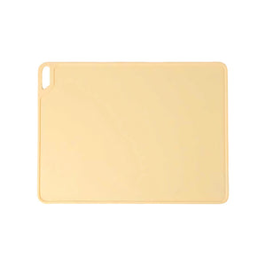 2 Pcs Yellow Safe & Durable Silicone Placemat - Heat Resistant, Spill-Proof Table Protector for Kids & Adults(30*40CM)