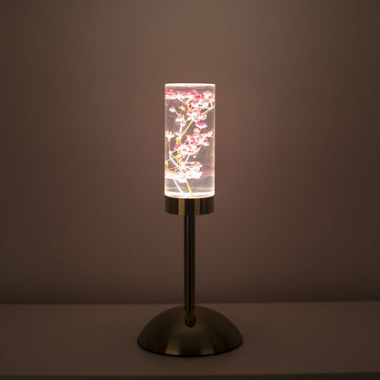 Gypsophila Paniculata Eternal Flower Acrylic Table Lamp - Color-Changing LED, USB Rechargeable, Touch Control