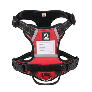 Size S Red Reflective No-Pull Dog Harness - Adjustable & Durable for Large Breeds, Anti-Escape Design