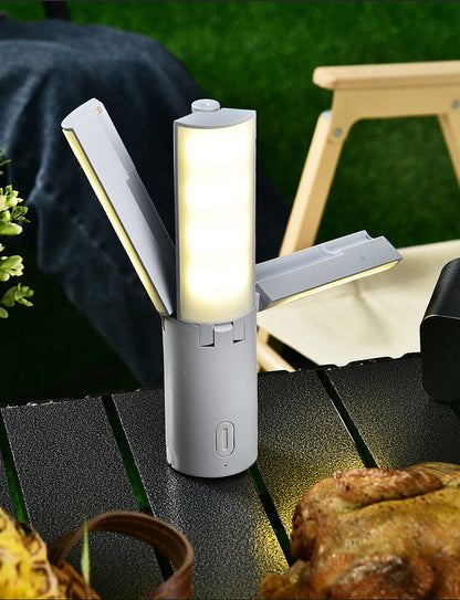 Foldable Camping Lantern - Multi-Functional Outdoor LED Tent Light (2400mAh)
