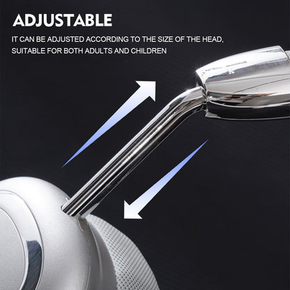 Black Comfortable Bluetooth Over-Ear Headphones - Soft Earmuffs, Foldable Design, Stereo Sound