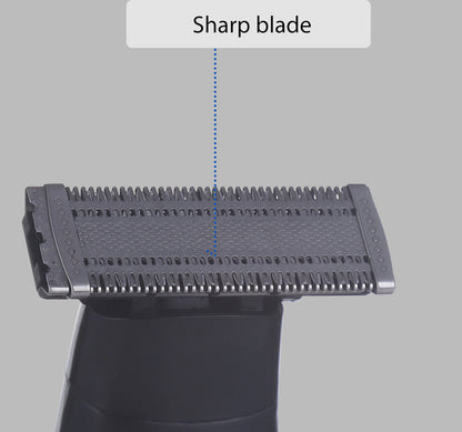 One Blade Electric Shaver for Men - Safe for Sensitive Areas, Wet/Dry Use