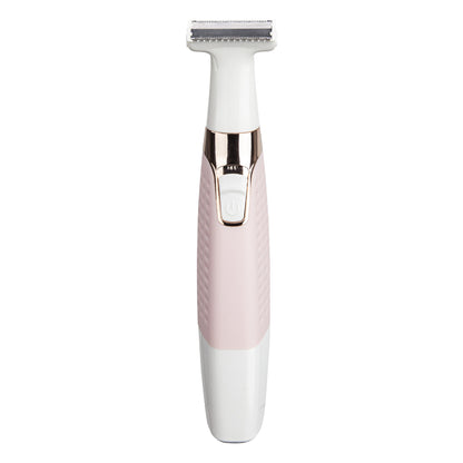 Pink Electric Shaver for Women - USB Rechargeable, Painless Hair Removal