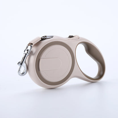 Coffee 5M Pet Leash Retractable - Tangle-Free, Extendable Pet Leash for Walking
