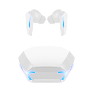 White Wireless Gaming Earbuds - Bluetooth 5.2, Low Delay, 3D Stereo