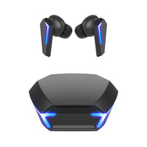 Black Wireless Gaming Earbuds - Bluetooth 5.2, Low Delay, 3D Stereo