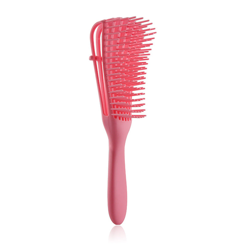 3 - pcs Pink Detangling Brush - Octopus Design for Effortless Hair Care
