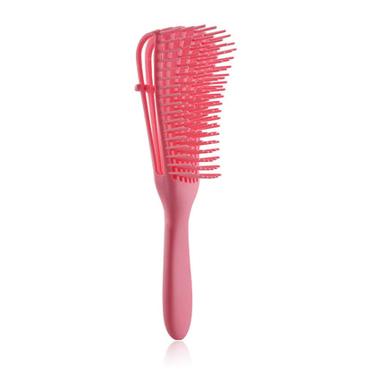 3 - pcs Pink Detangling Brush - Octopus Design for Effortless Hair Care