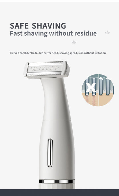 All-in-One Ladies' Trimmer Kit - Body, Face, Eyebrow & Nose Hair Removal white