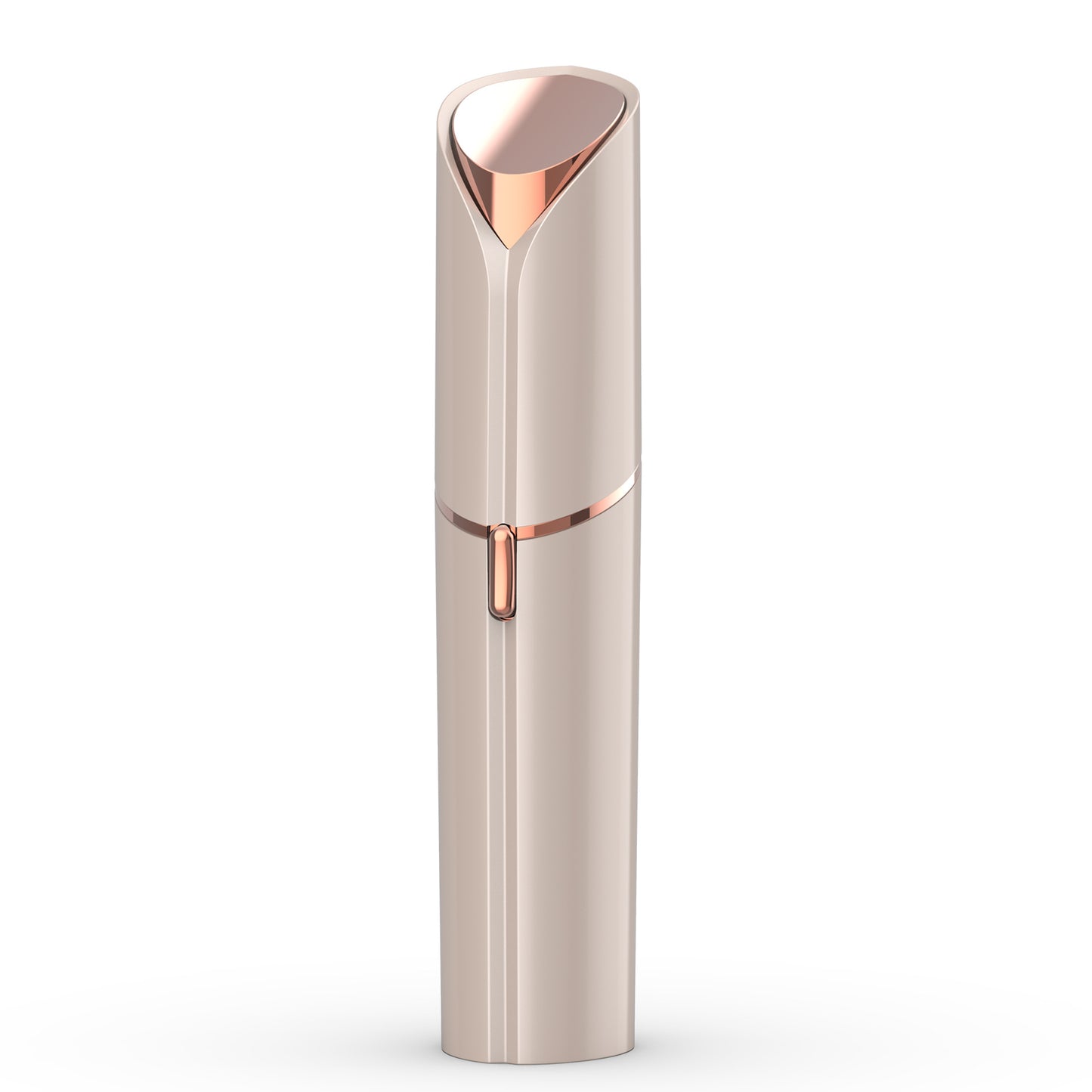 Champagne Gold Mini Lipstick Electric Shaver - USB Rechargeable Facial Hair Remover