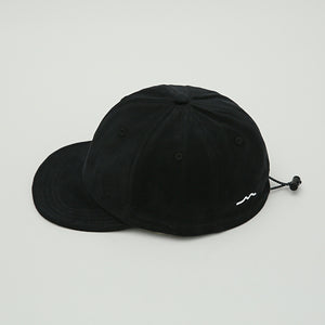 Black Minimalist Baseball Cap - Unisex Retro Streetwear Hat
