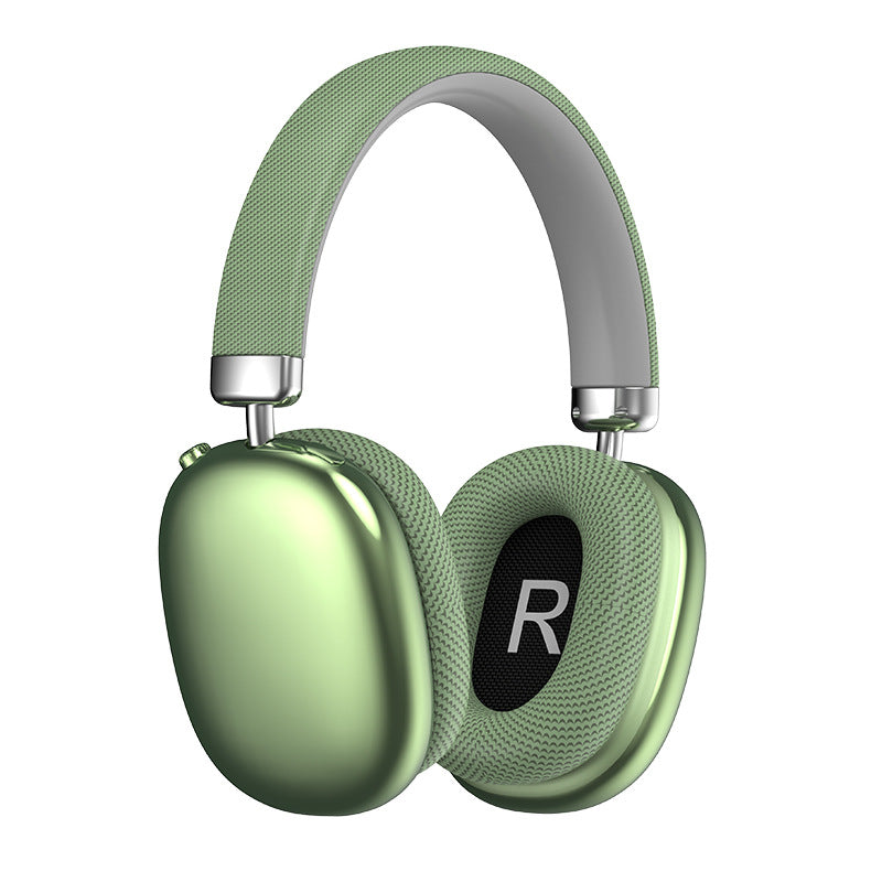 Green Comfortable Over-Ear Headphones - Hi-Fi Sound, Long Battery, Swivel Control
