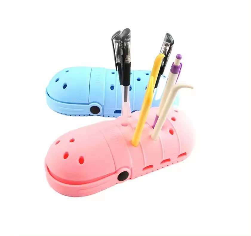 2 Pcs Purple Portable Makeup Brush Holder - Silicone Cosmetic Organizer with 21 Slots, Washable, 20x8x5cm, 170g(makeup brush not included)