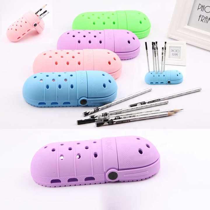 2 Pcs Green Portable Makeup Brush Holder - Silicone Cosmetic Organizer with 21 Slots, Washable, 20x8x5cm, 170g(makeup brush not included)