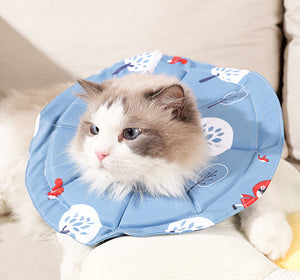 2 Pcs Size L Blue Comfortable Pet Recovery Collar | Waterproof Anti - Lick Collar for Cats & Dogs - Factory Direct Shop
