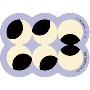 Style 3 Purple,White And Black Absorbent Diatomaceous Earth Pet Feeding Mat - Non - Slip & Quick Dry Placemat (50x80cm) - Factory Direct Shop