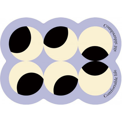 Style 3 Purple,White And Black Absorbent Diatomaceous Earth Pet Feeding Mat - Non - Slip & Quick Dry Placemat (50x80cm) - Factory Direct Shop