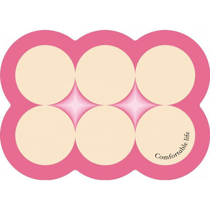 Style 4 Pink And Beige Absorbent Diatomaceous Earth Pet Feeding Mat - Non - Slip & Quick Dry Placemat (50x80cm) - Factory Direct Shop