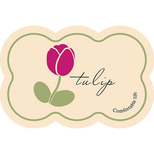 Style 6 Beige And Pink Tulip Pattern Absorbent Diatomaceous Earth Pet Feeding Mat - Non - Slip & Quick Dry Placemat (50x80cm) - Factory Direct Shop