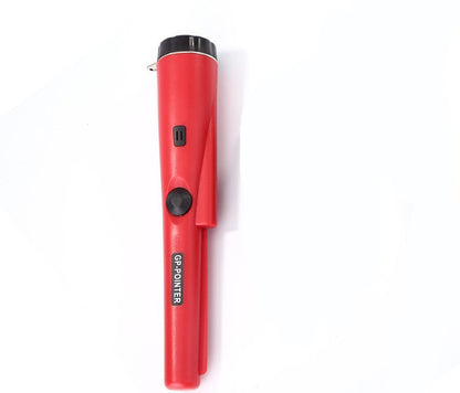 Red High-Sensitivity Metal Detector Pinpointer - GP Pointer with Vibration and Audio Alert for Treasure Hunting