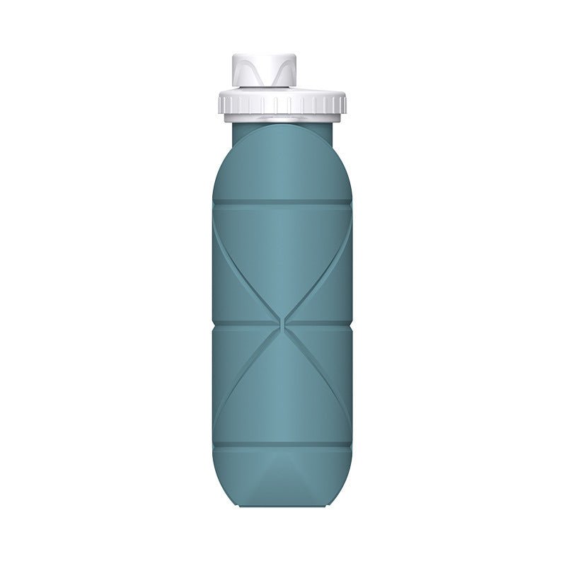 Eucalyptus Green Portable Silicone Collapsible Water Bottle - Foldable Sports Cup for Cycling and Outdoor Fitness - Factory Direct Shop