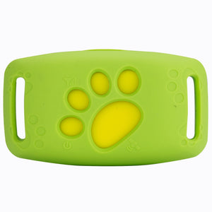 Green Real-Time Pet GPS Tracker Locator - Magnetic Charging, Multi-Mode Positioning for Dogs & Cats