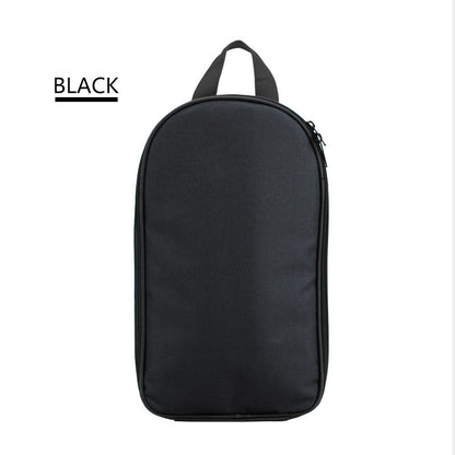 Portable Kitchen Utensil Storage Bag - Lightweight Organizer for Camping and Outdoor Cooking, Black