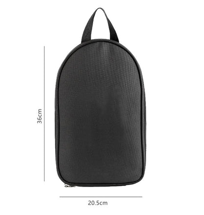 Portable Kitchen Utensil Storage Bag - Lightweight Organizer for Camping and Outdoor Cooking, Black