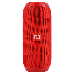 Red Portable Bluetooth Speaker - HiFi 360 Degree Audio Wireless Mini Speaker, Support Hands-free Calling